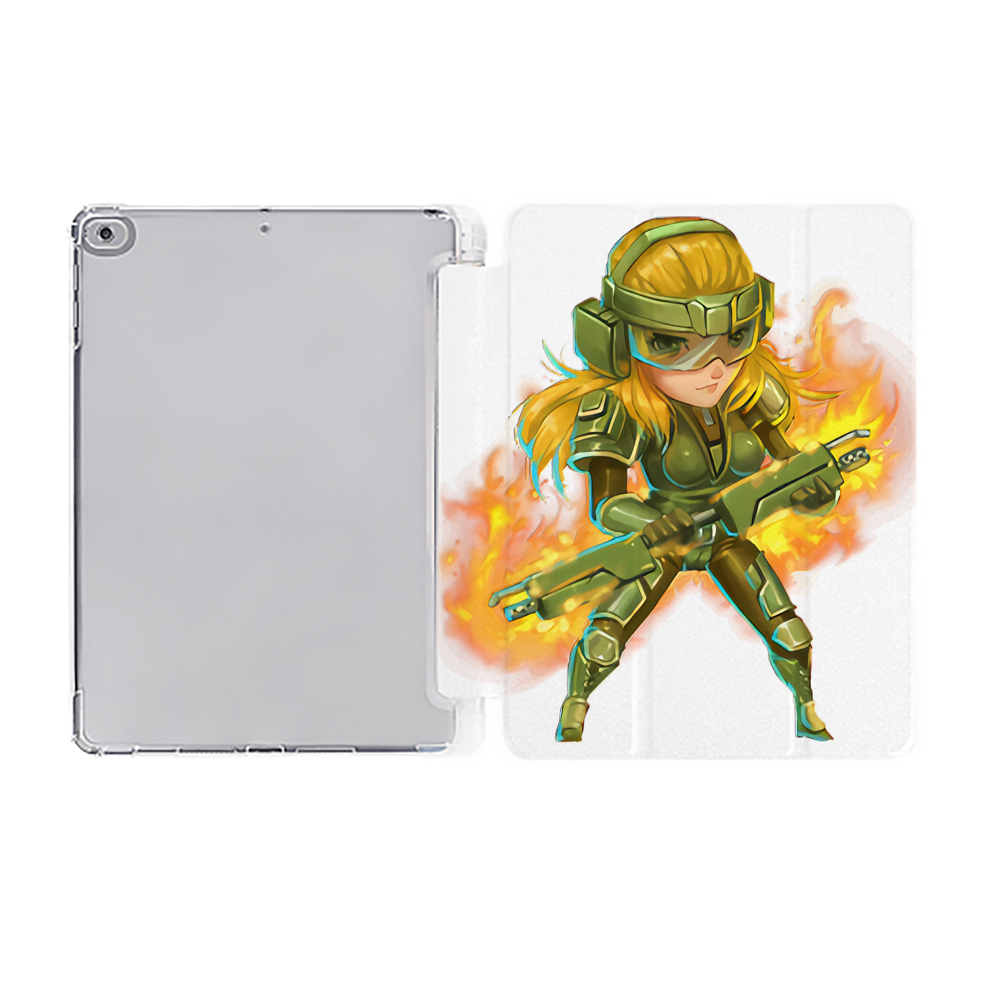 （画像用） リーグ・オブ・レジェンド League of Legends LOL IPad ケース ペン収納付き 三つ折りスタンド PUレザー×シリコン 対応機種9.5/10.5/10.9インチ